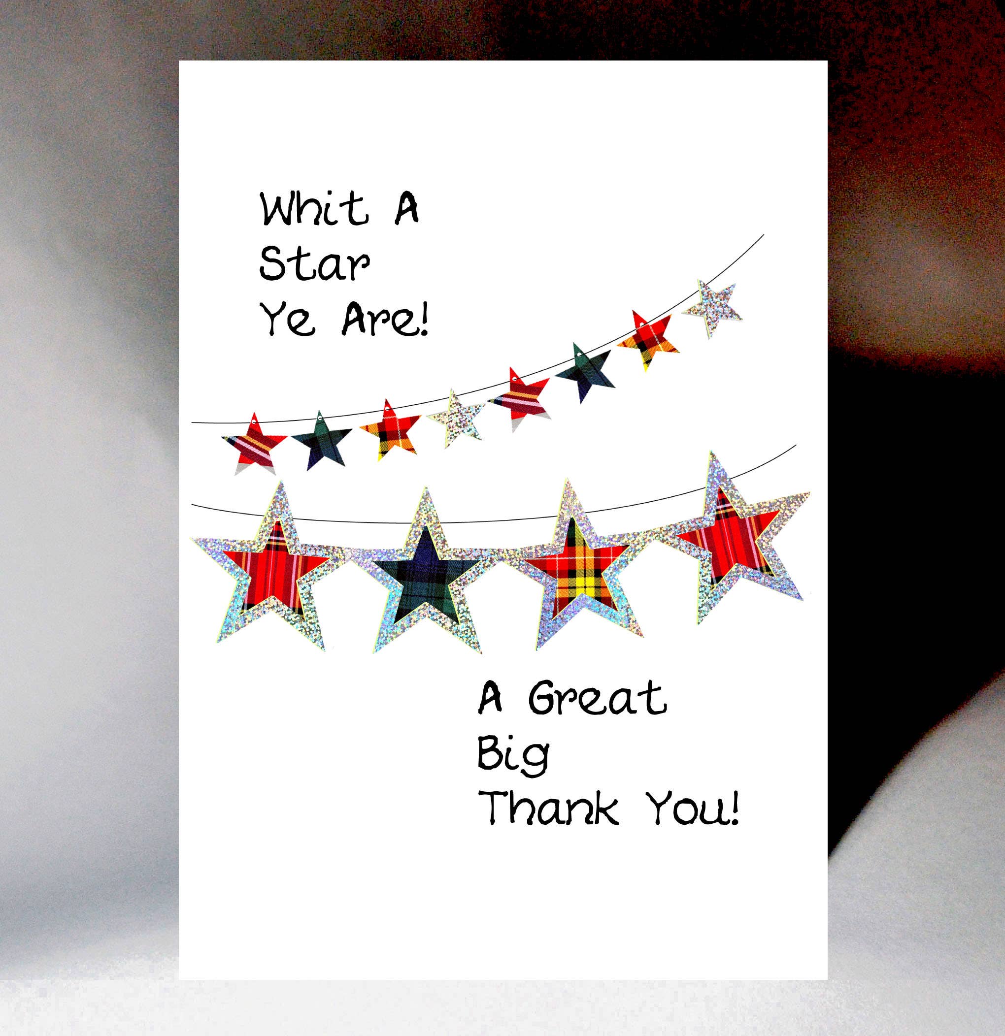 THANK YOU CARD STAR