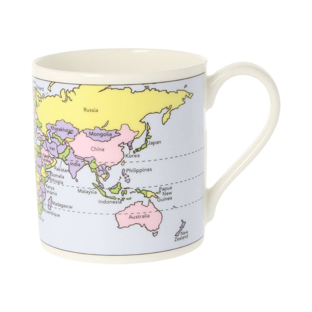 World Map Mug: 300ml (Standard)