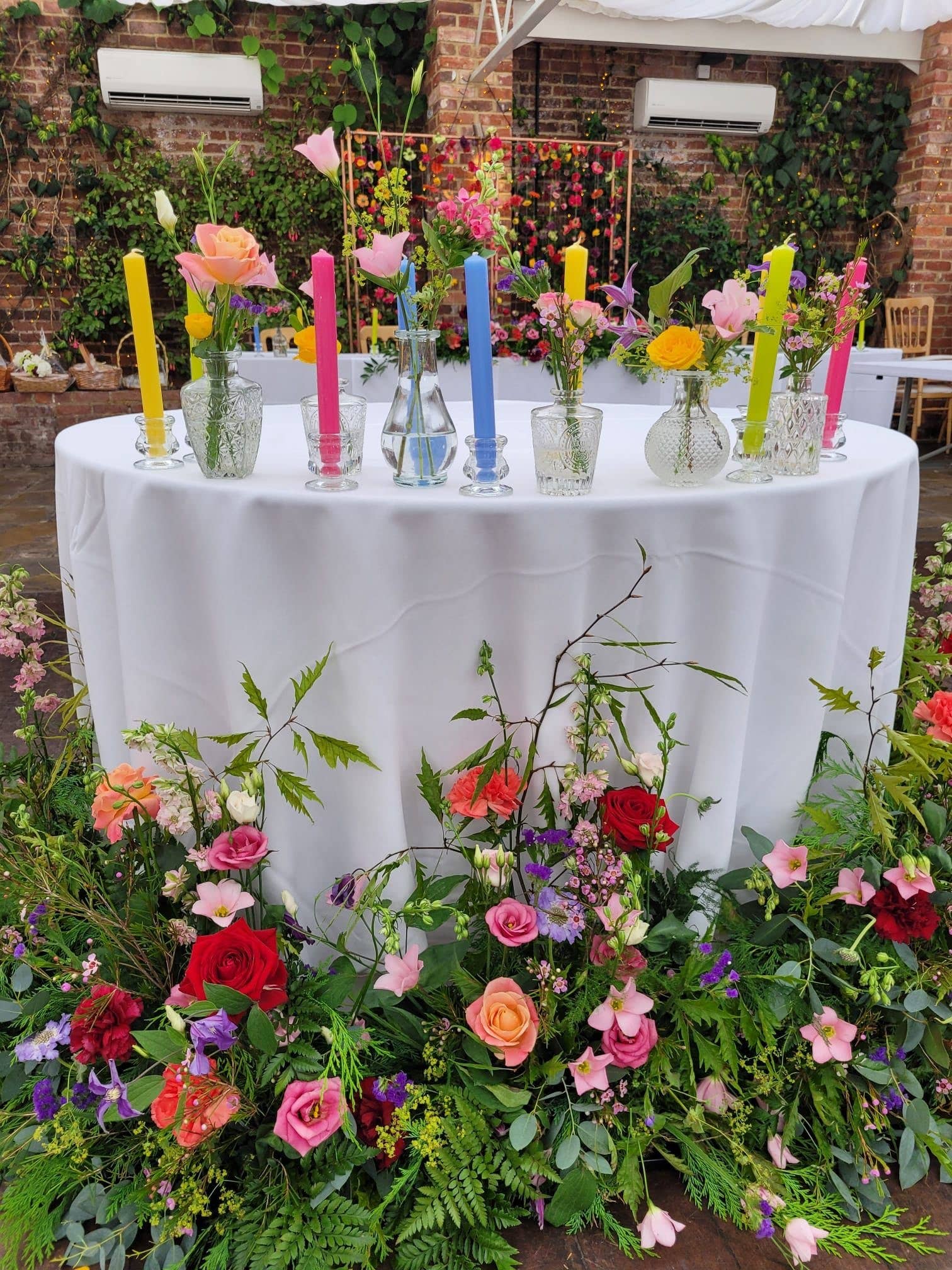 Lilac 8 inch Dinner Candle