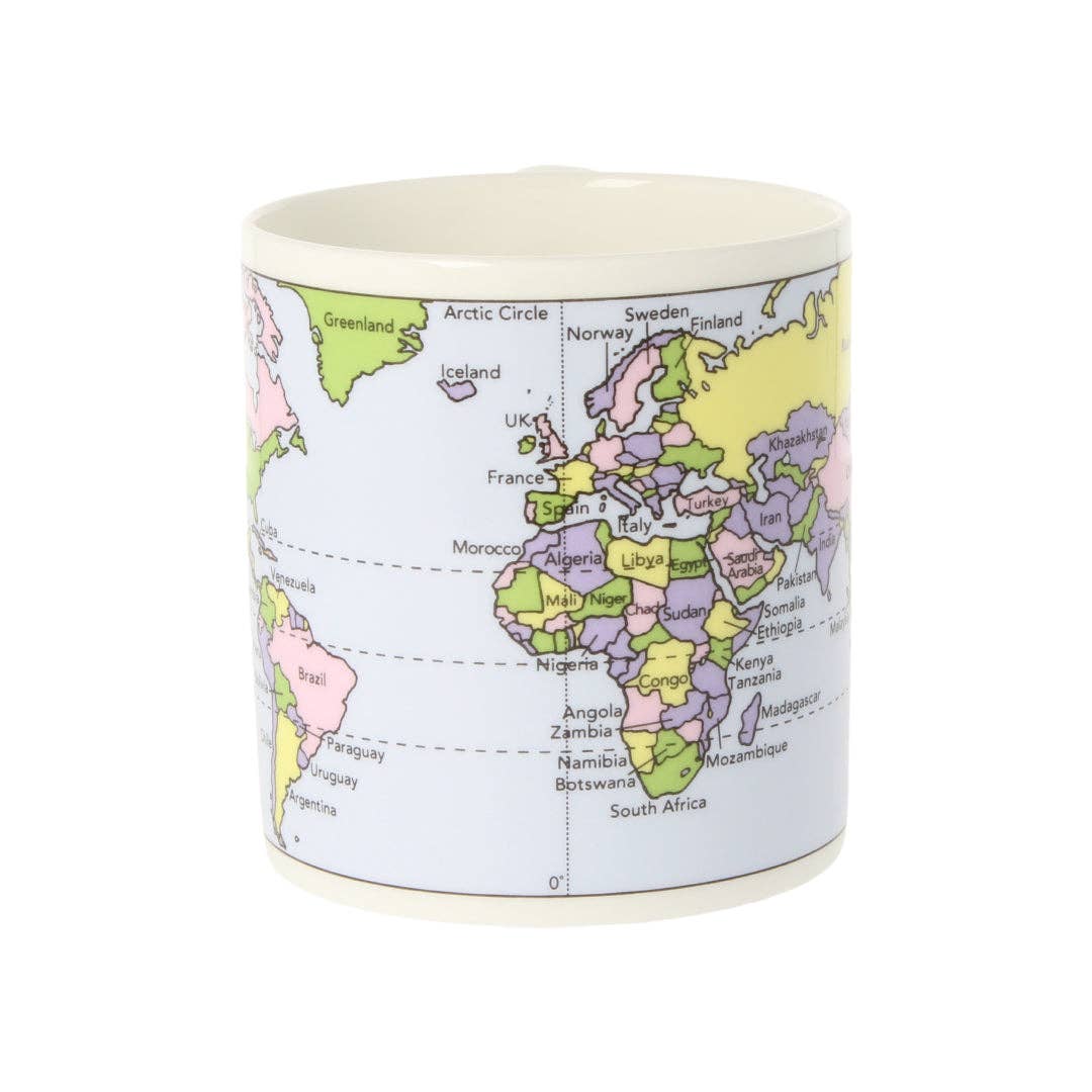 World Map Mug: 300ml (Standard)