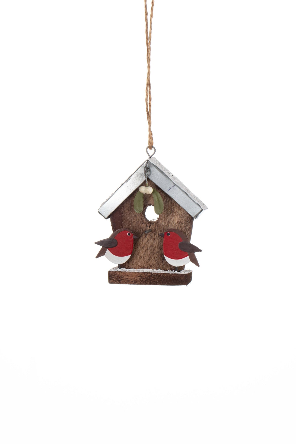 Birdhouse and Mistletoe