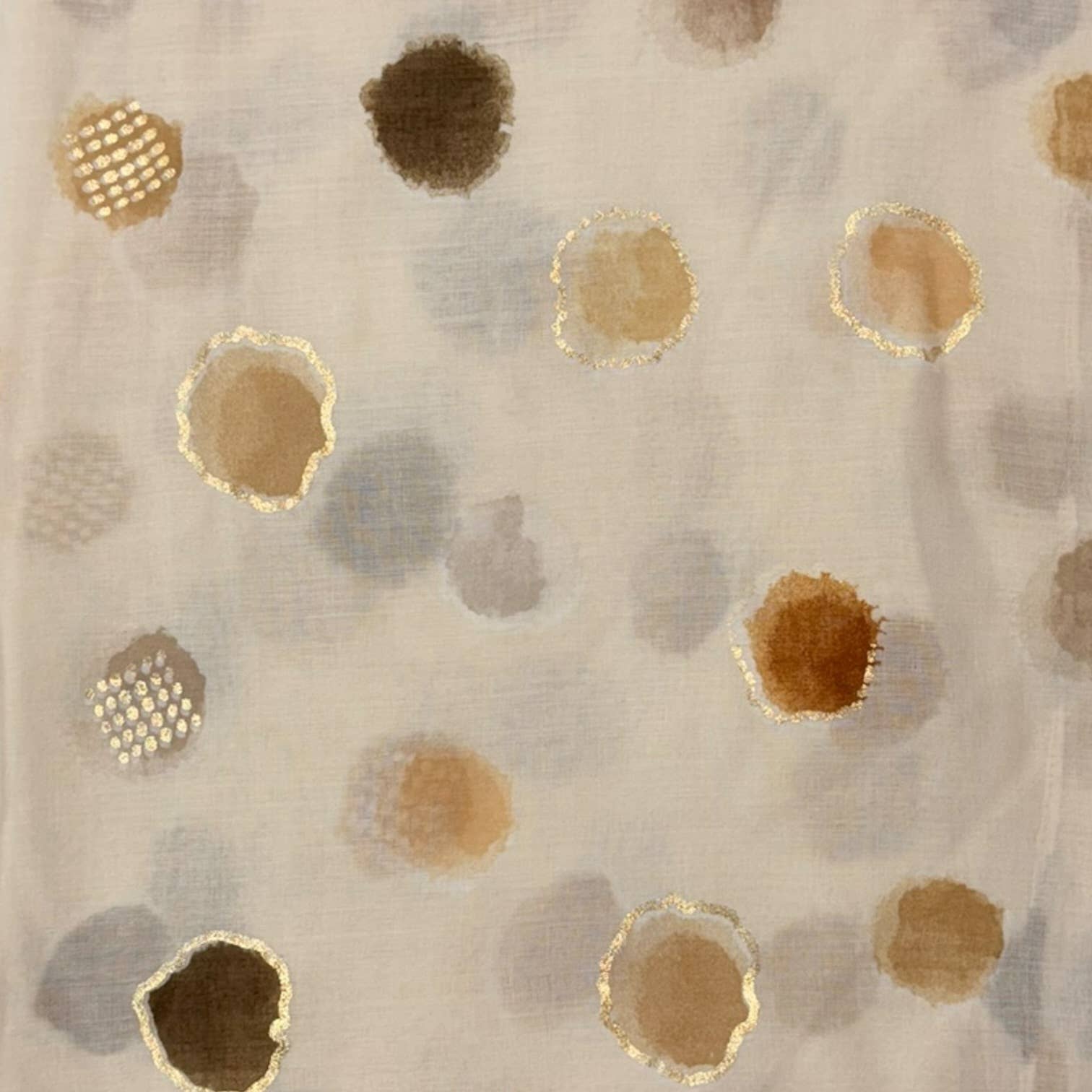 Summer Polka Lightweight Scarf: Blue