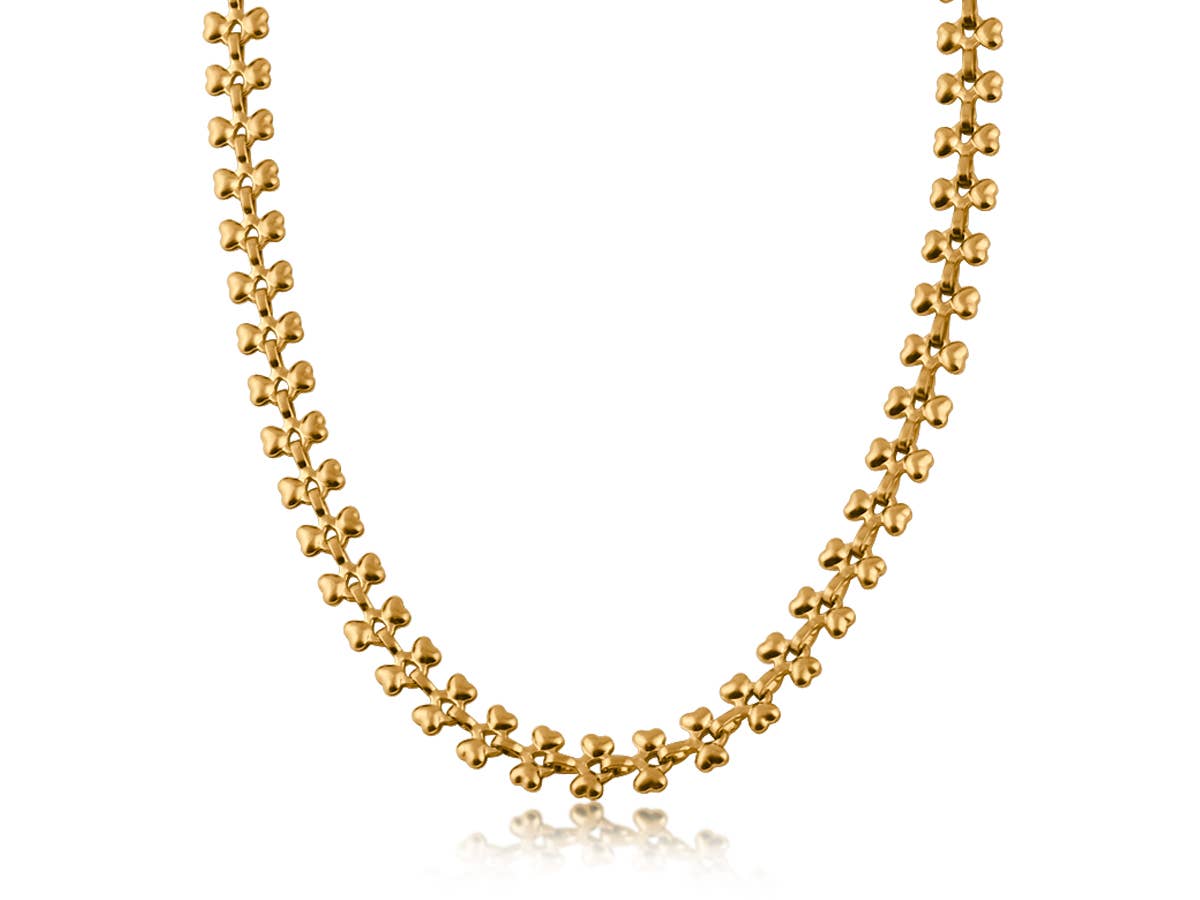 DAPHNE STAINLESS STEEL NECKLACE: SILVER