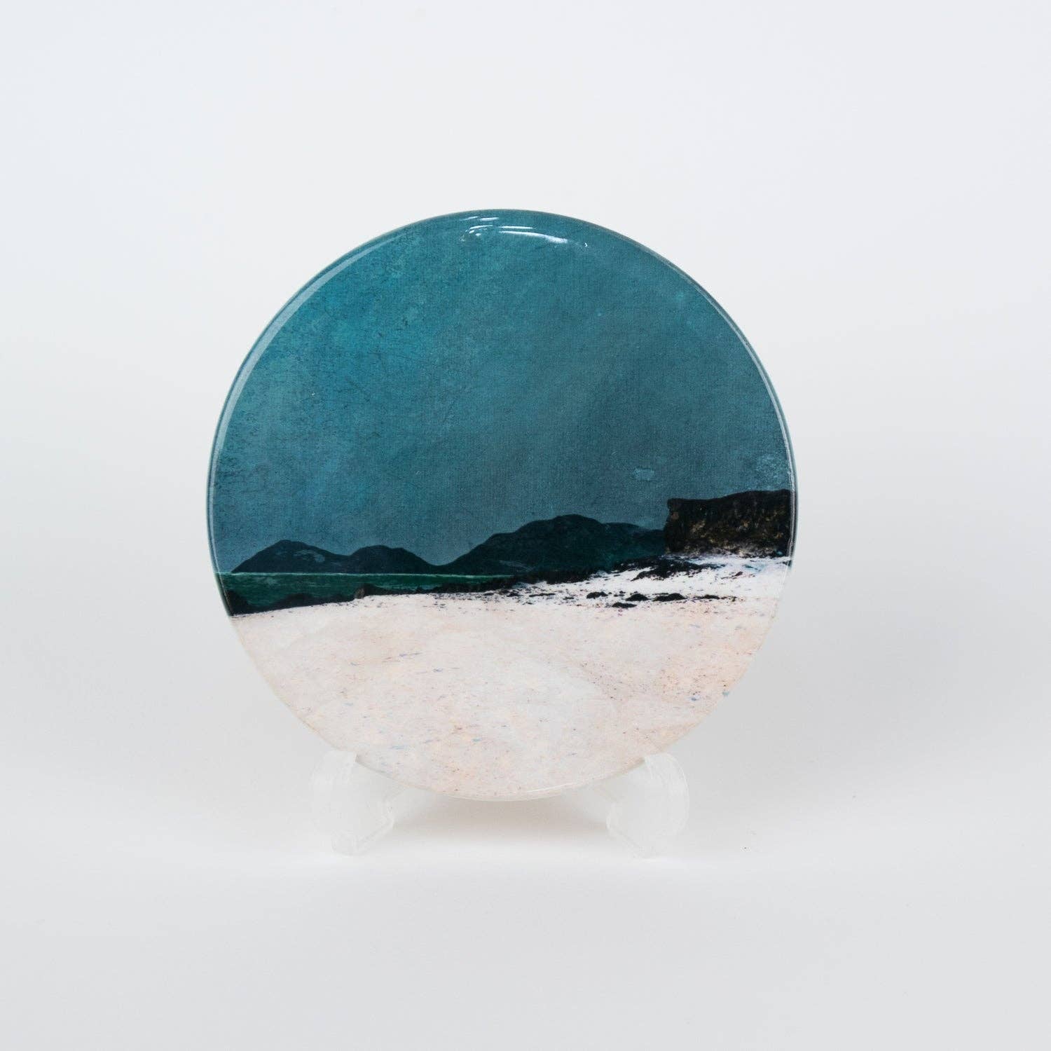 Harris from Coral Beach Isle of Skye Ceramic Coaster Gift Boxed