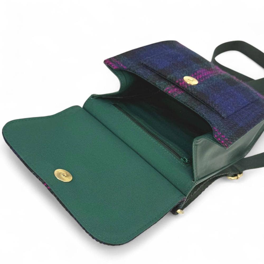 Harris Tweed Medium Satchel Bag Baird Check