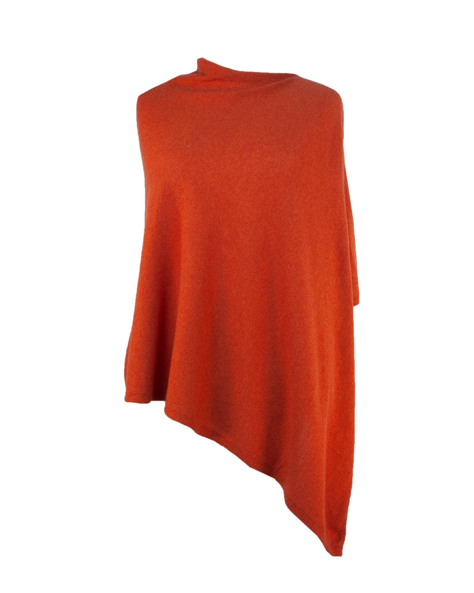 Classic Cashmere Blend Poncho: Silver | The Nancy Smillie Shop - Art, Jewellery & Designer Gifts Glasgow Scotland