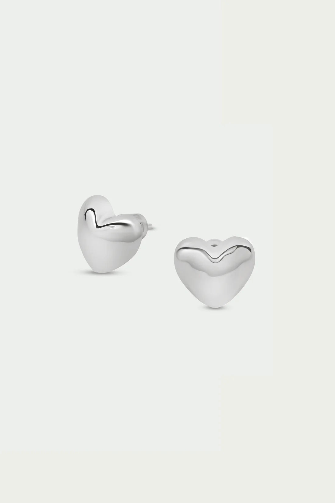 Silver promise earrings