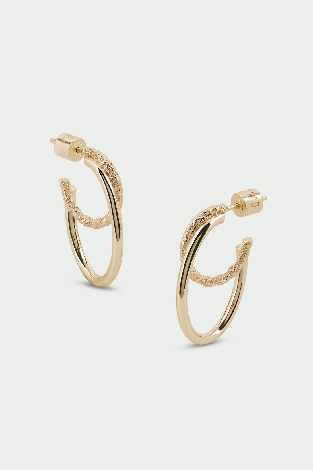 Gold rhythm earrings