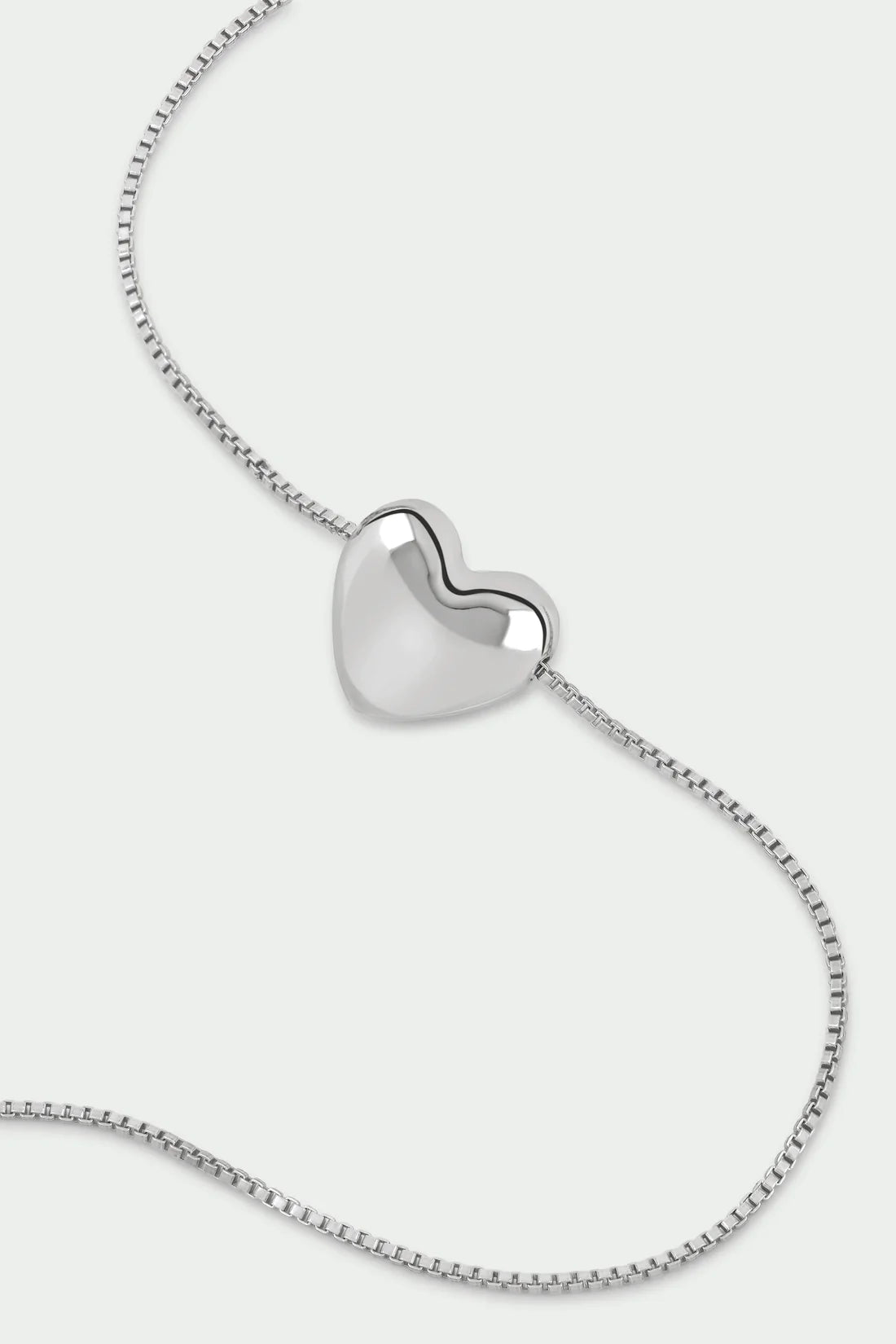 Silver promise necklace