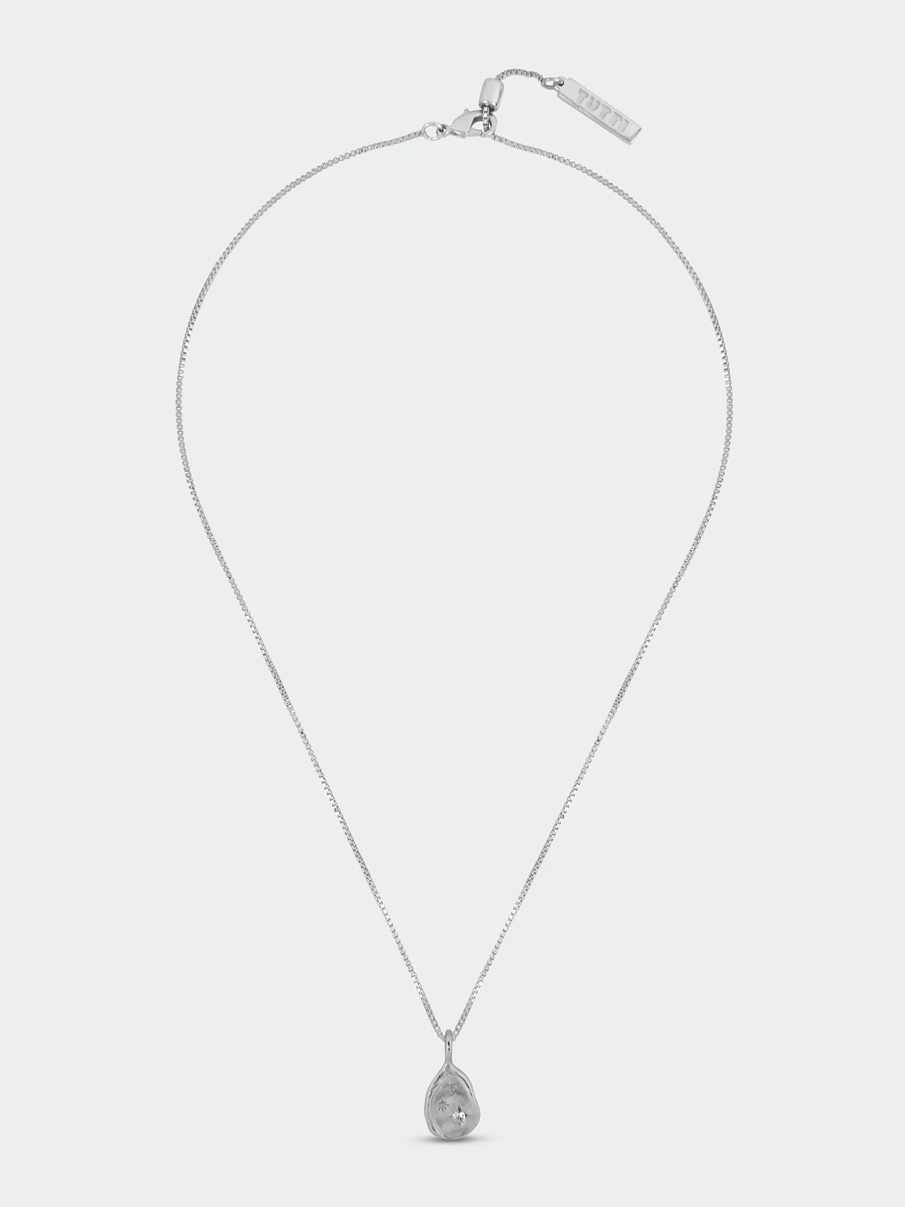 Silver Aster Necklace