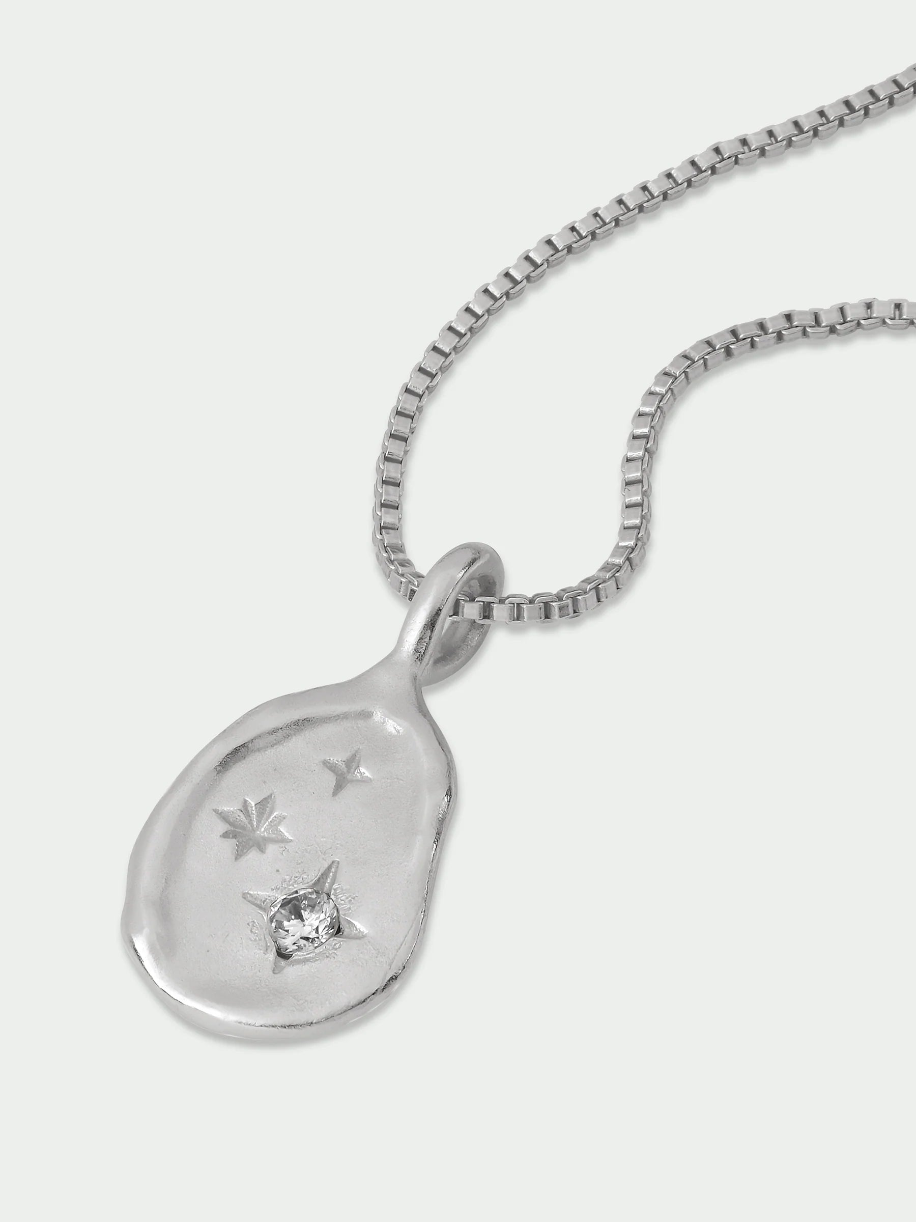 Silver Aster Necklace