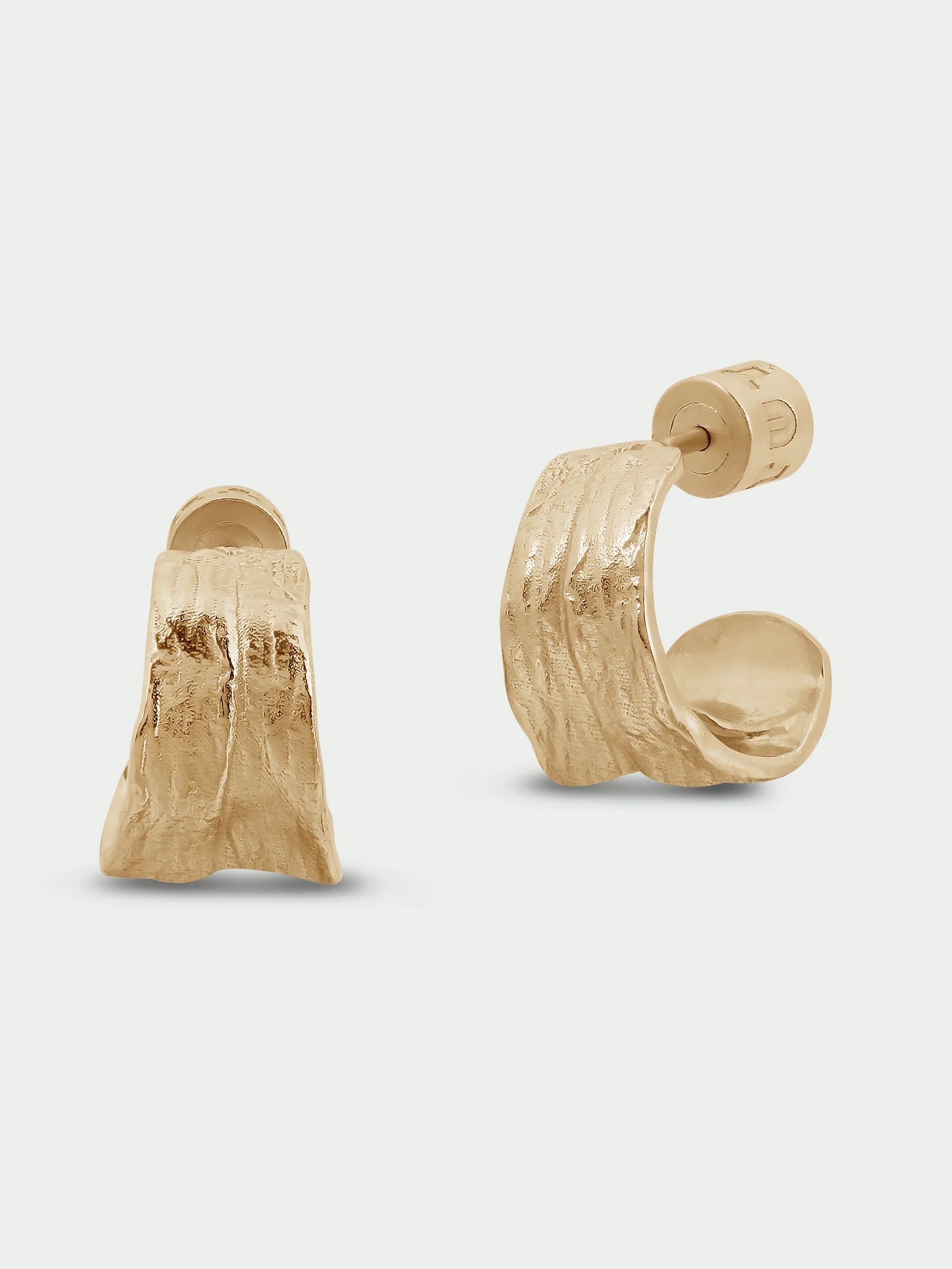 Gold Fold Earrings