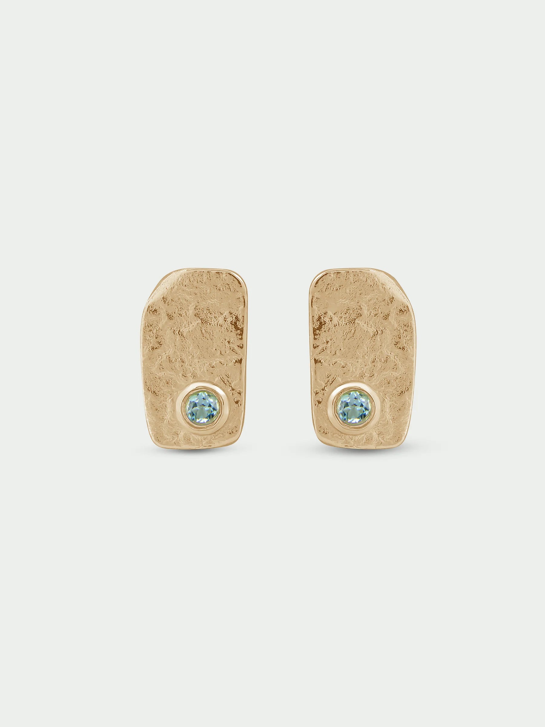 Blue Topaz Birthstone Earrings