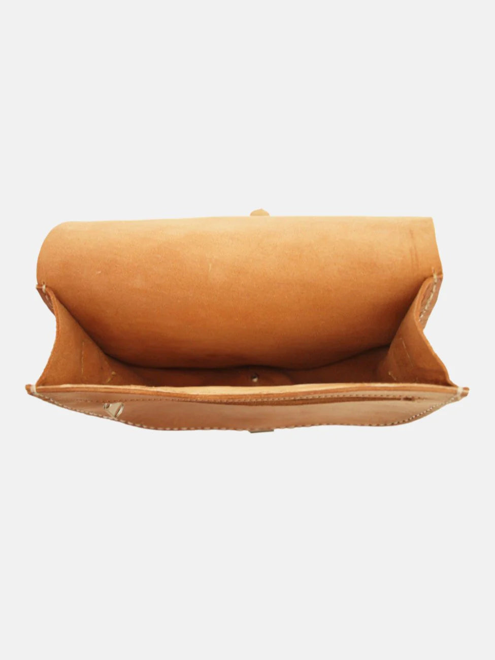 Tan Half moon Large Saddle bag