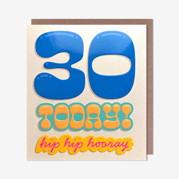 30 Today birthday card