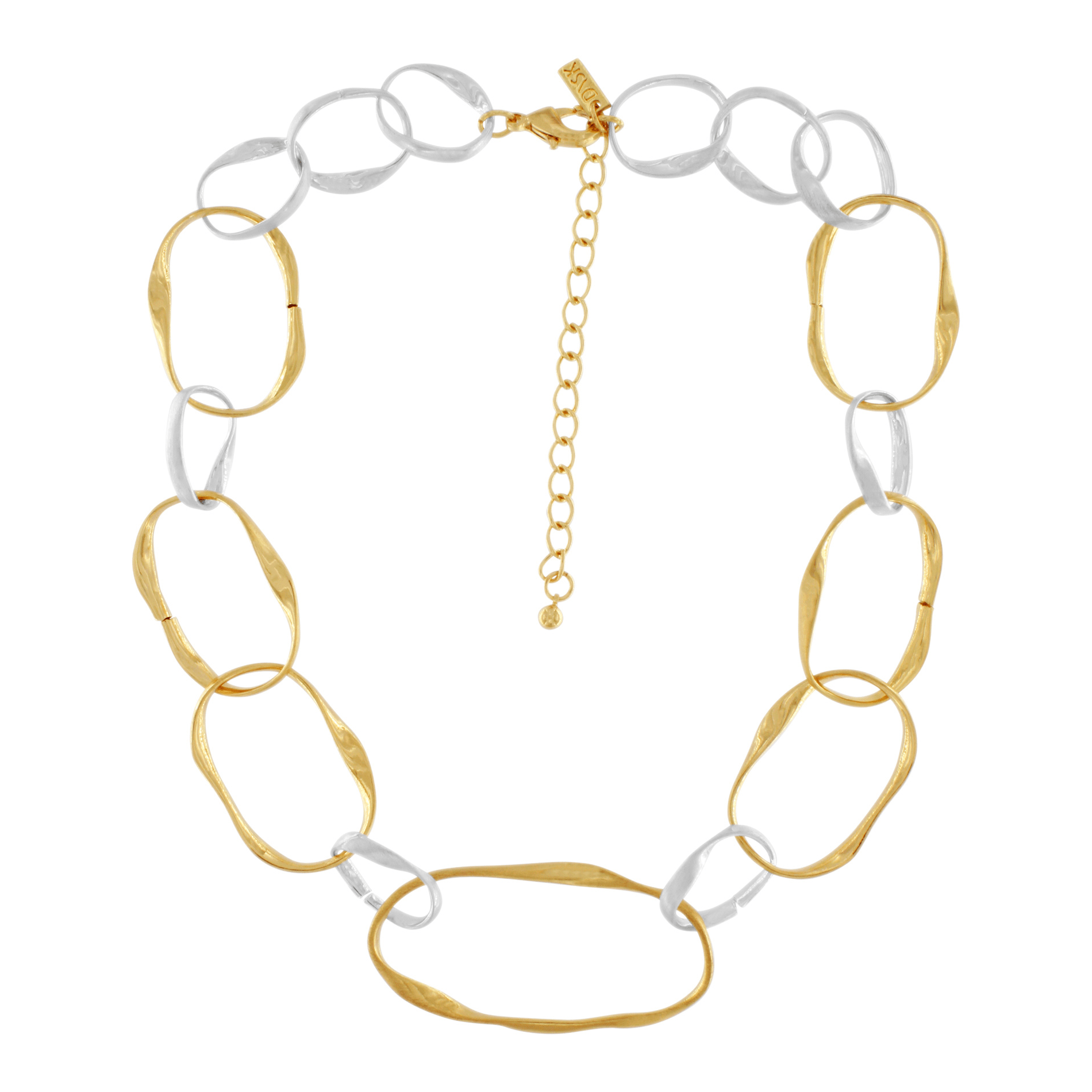 Elysian IN:STORE 2-tone Short Organic Necklace Gold Plating