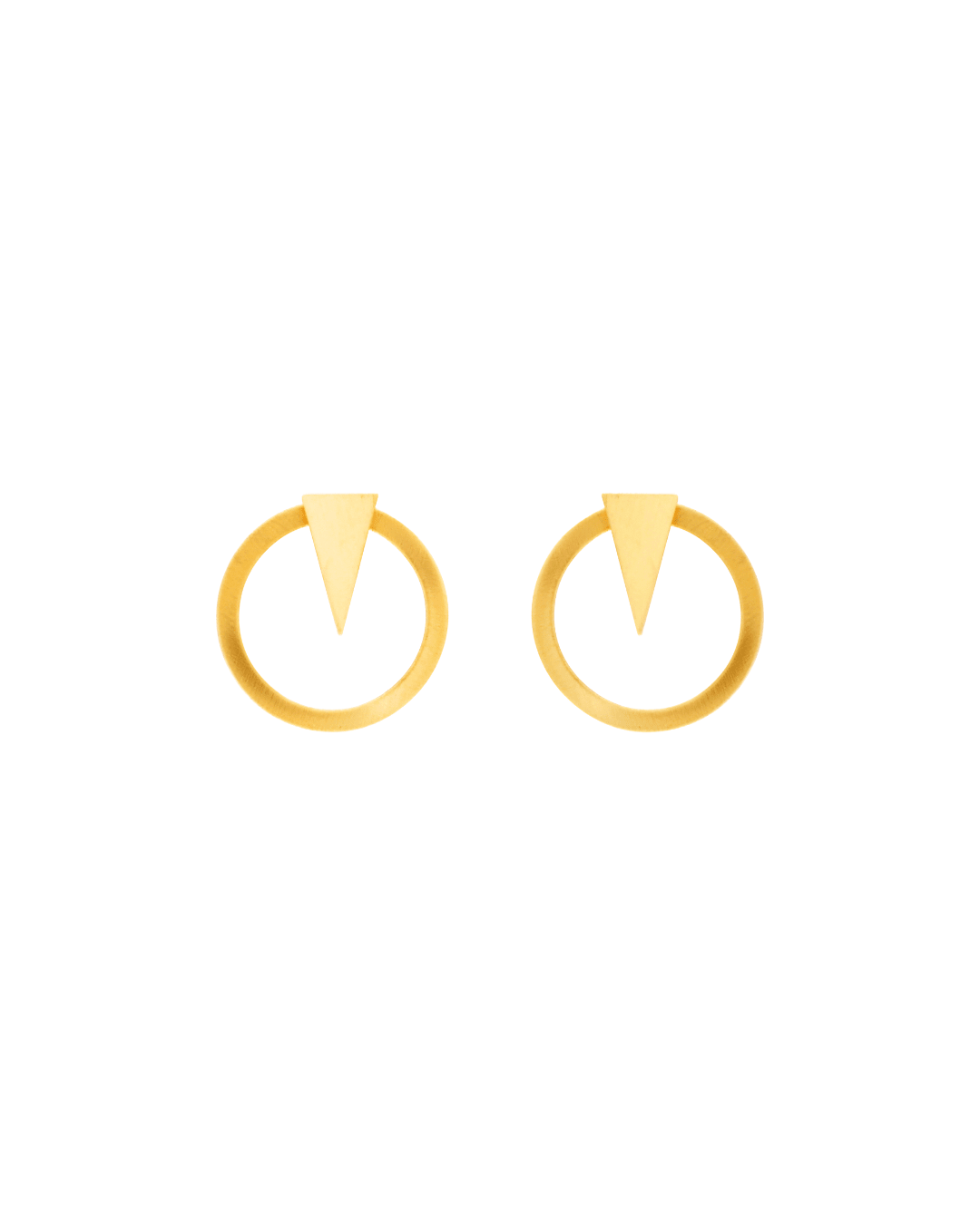 Theia IN:STORE 2in1 Triangle & Circle Earring Gold Plating