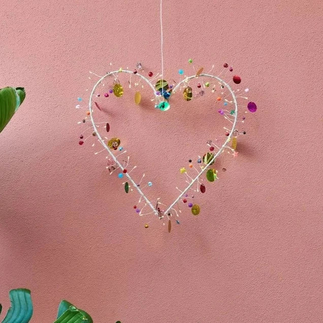 40cm Folklore Heart Light - The Nancy Smillie Shop - Art, Jewellery & Designer Gifts Glasgow