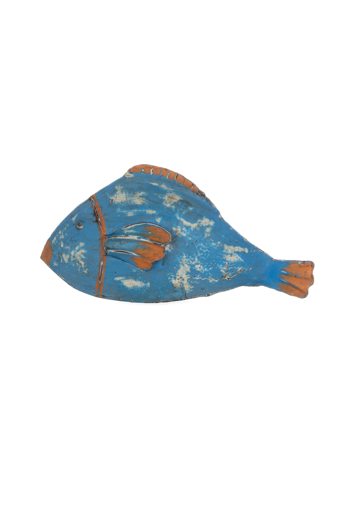 Blue Table Top Iron Fish