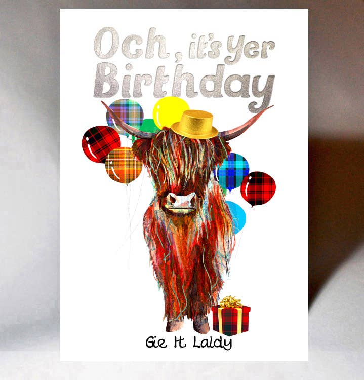 BIRTHDAY GIE IT LALDY CARD