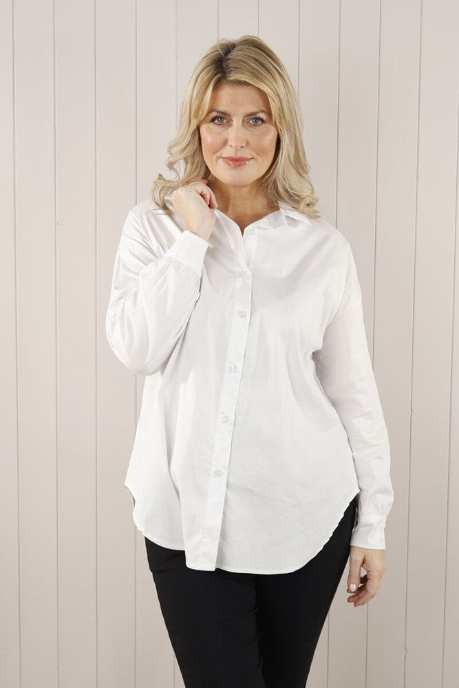 White Button Front blouse