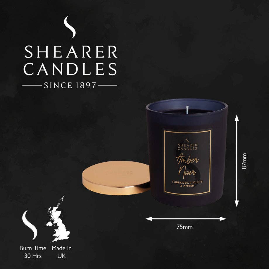 Amber Noir Jar Candle