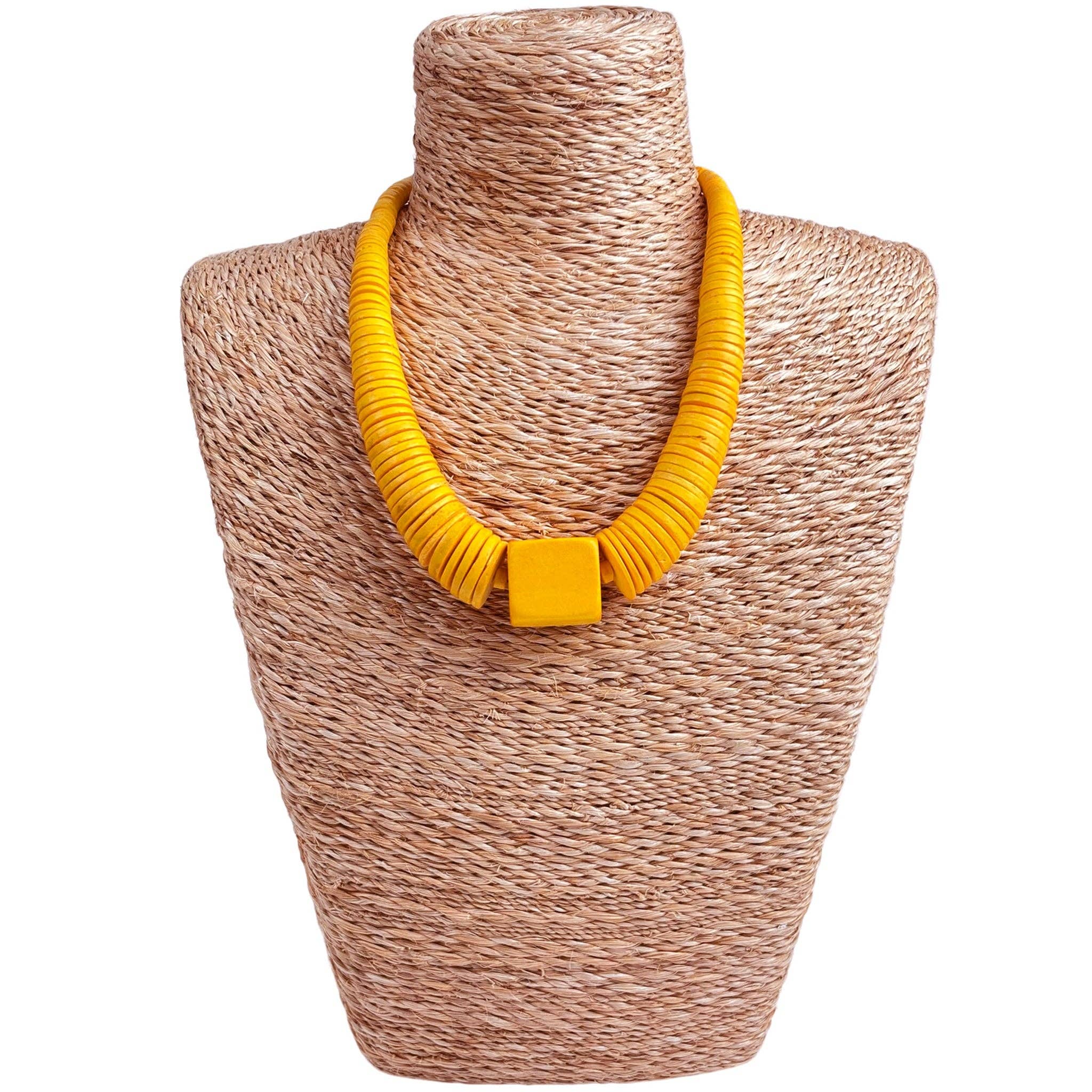 Square Pendant Necklace (x3 colours): Denim Blue