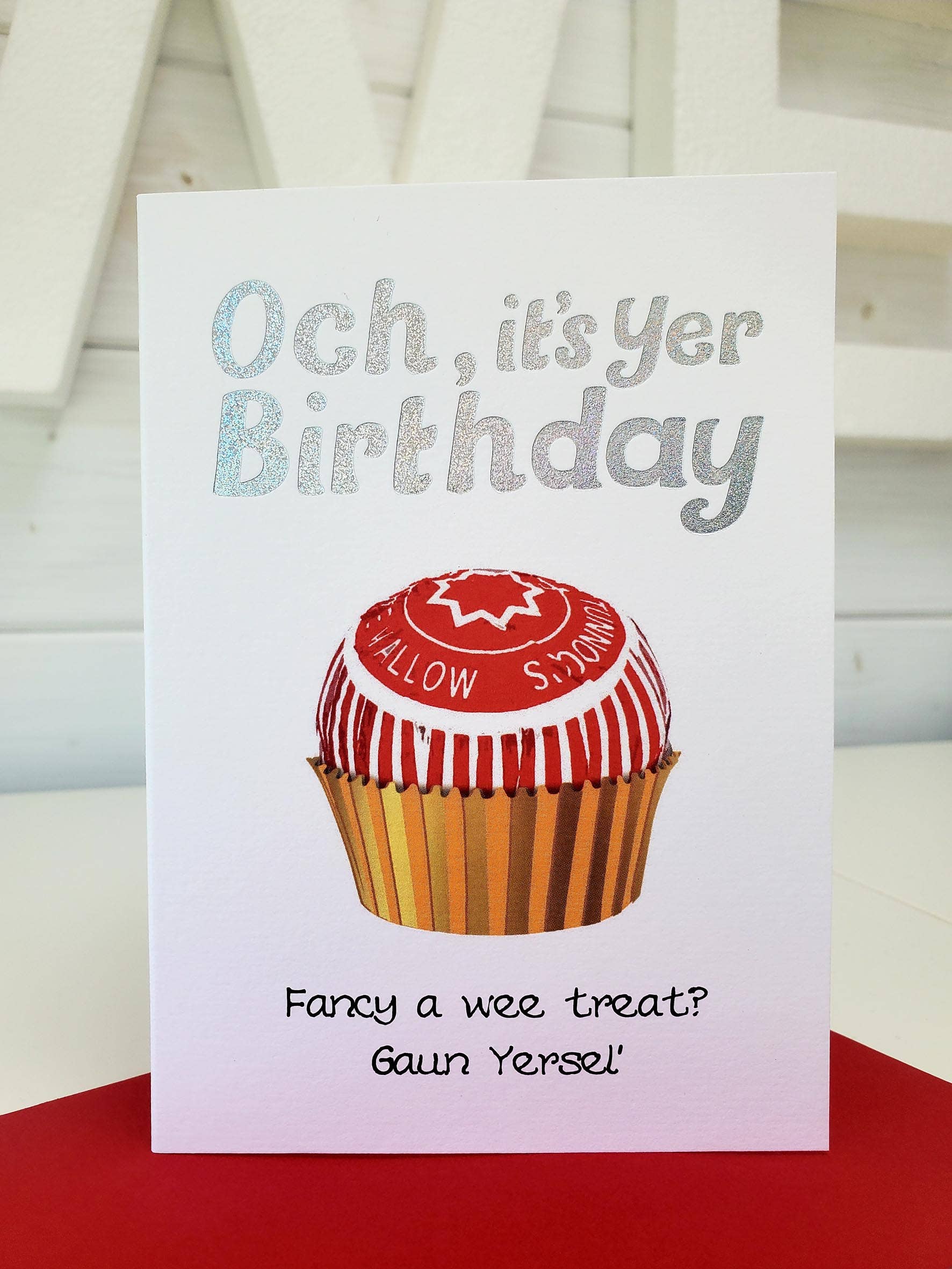 BIRTHDAY GAUN YERSEL TEACAKE CARD