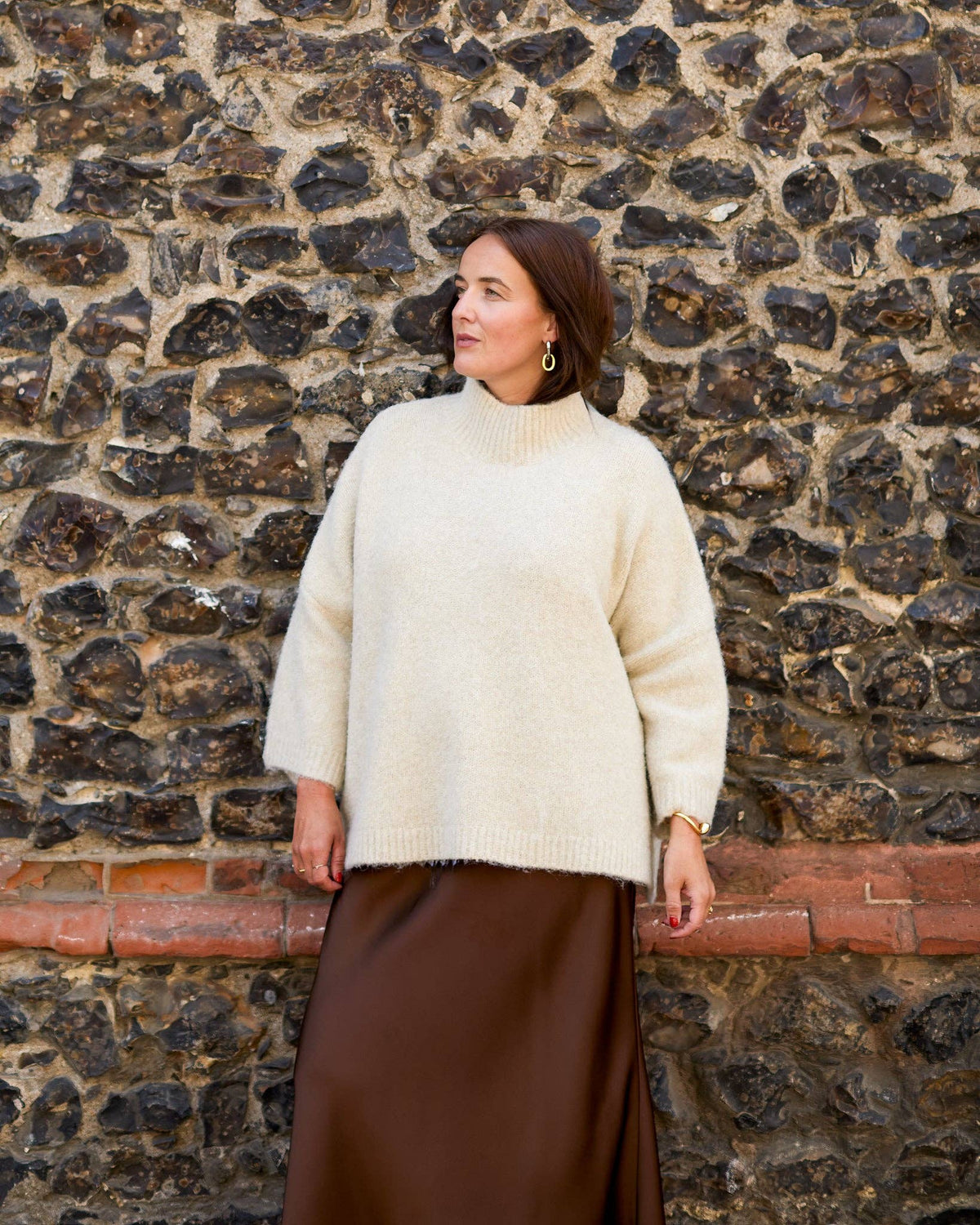 Vicki Jumper | Fluffy | Oyster