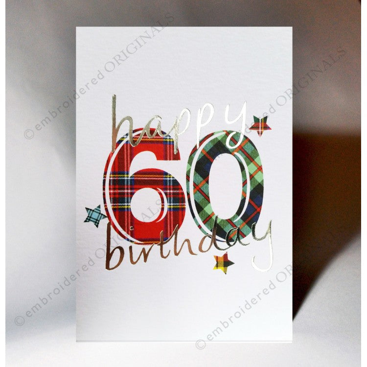 60th Birthday Card - The Nancy Smillie Shop - Art, Jewellery & Designer Gifts Glasgow