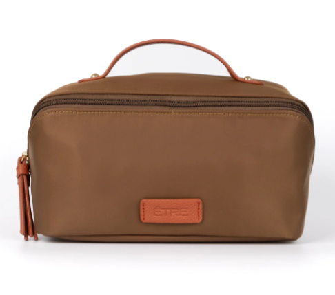 Thea Vanity Case in Khaki | The Nancy Smillie Shop - Art, Jewellery & Designer Gifts Glasgow Scotland