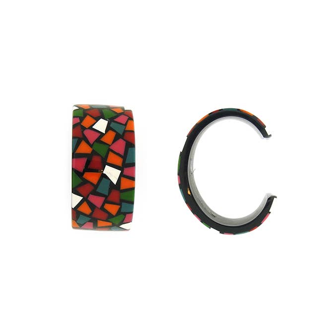 Bracelet in resin: Orange