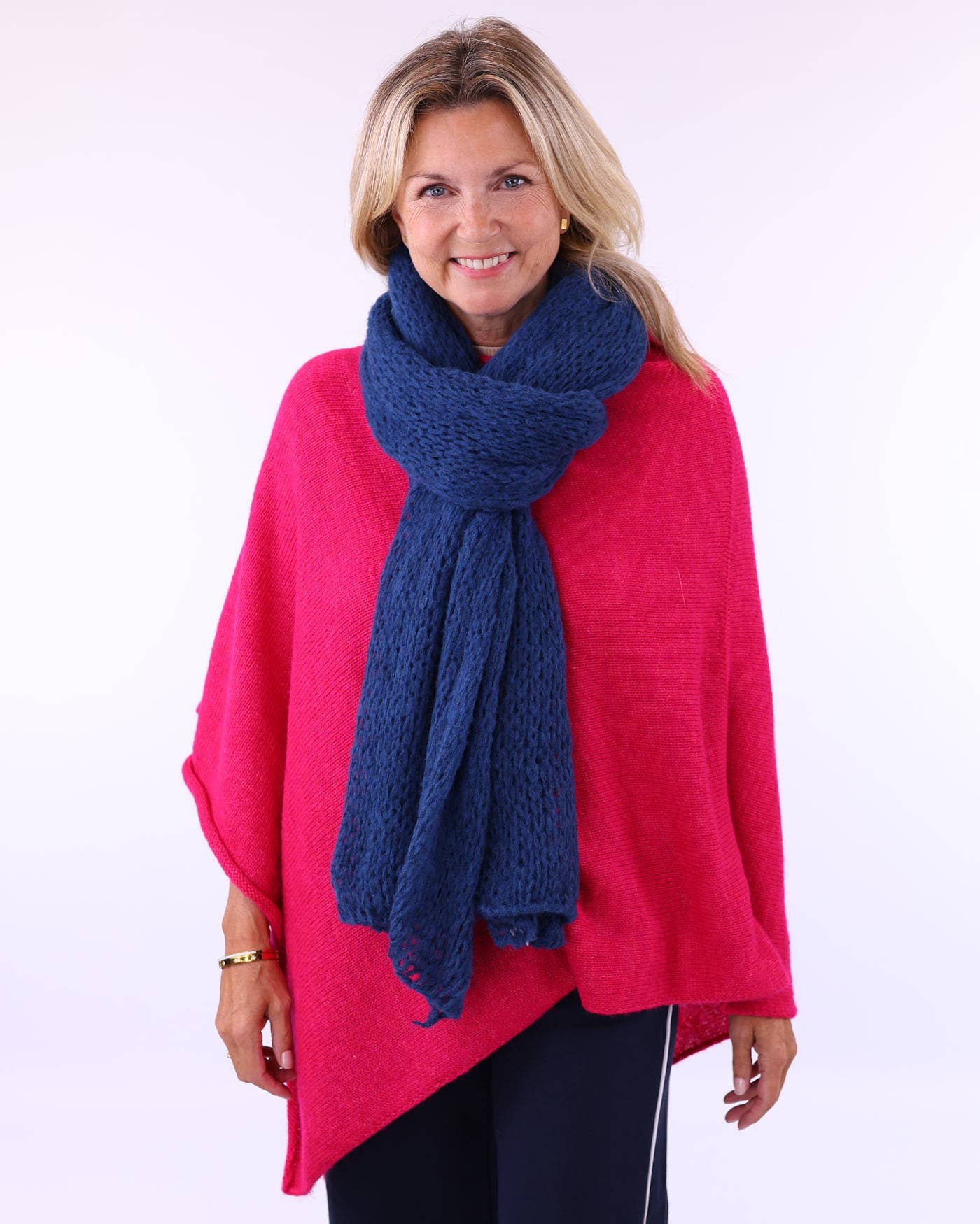 Alpaca Blend Scarf: Latte