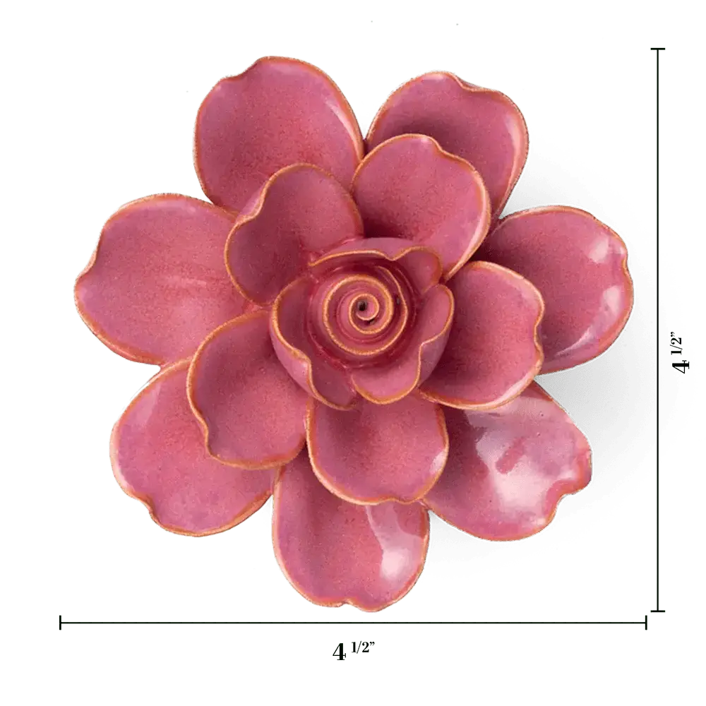 Wedding Ceramic Flowers Roses Gift Box Floral Decor