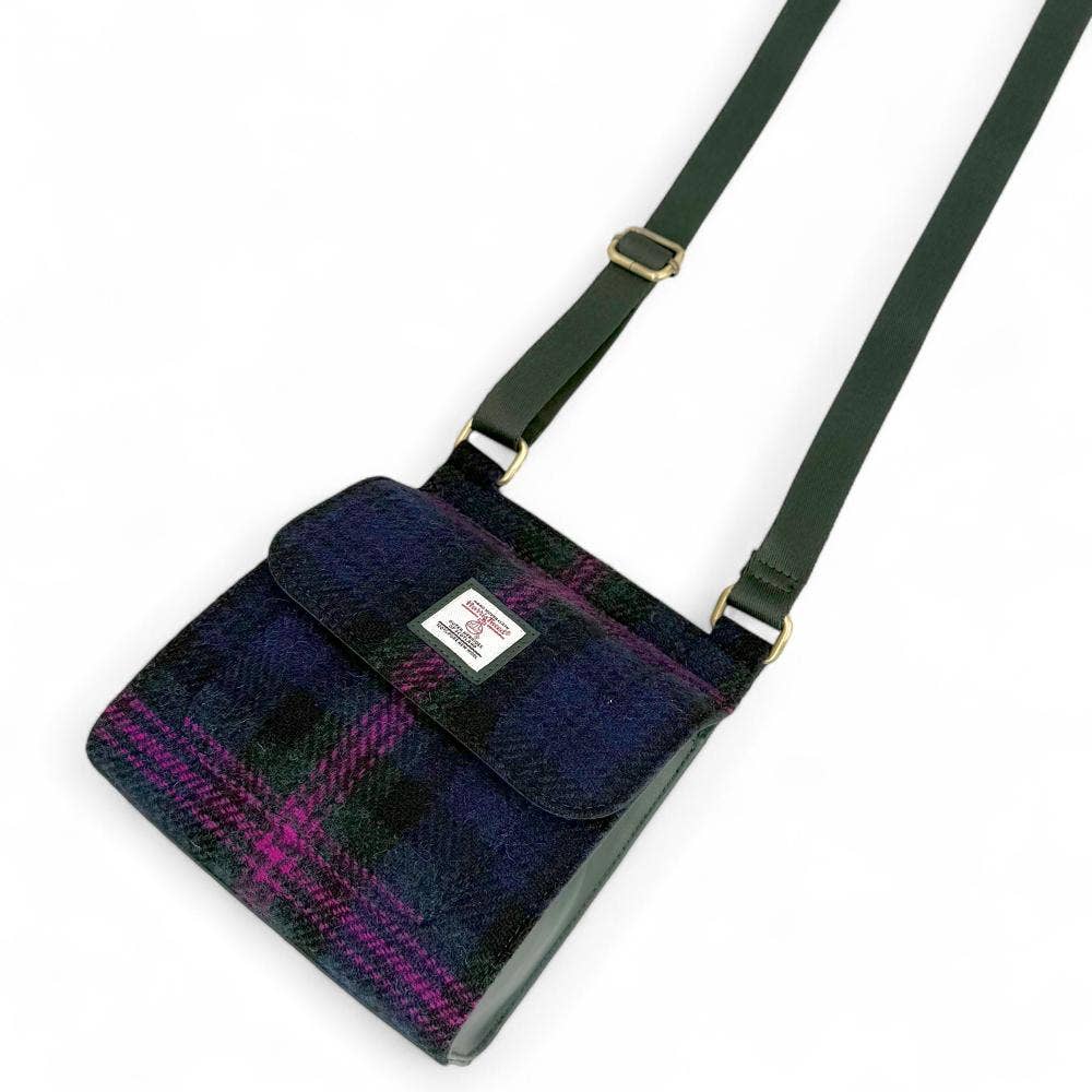 Harris Tweed Medium Satchel Bag Baird Check
