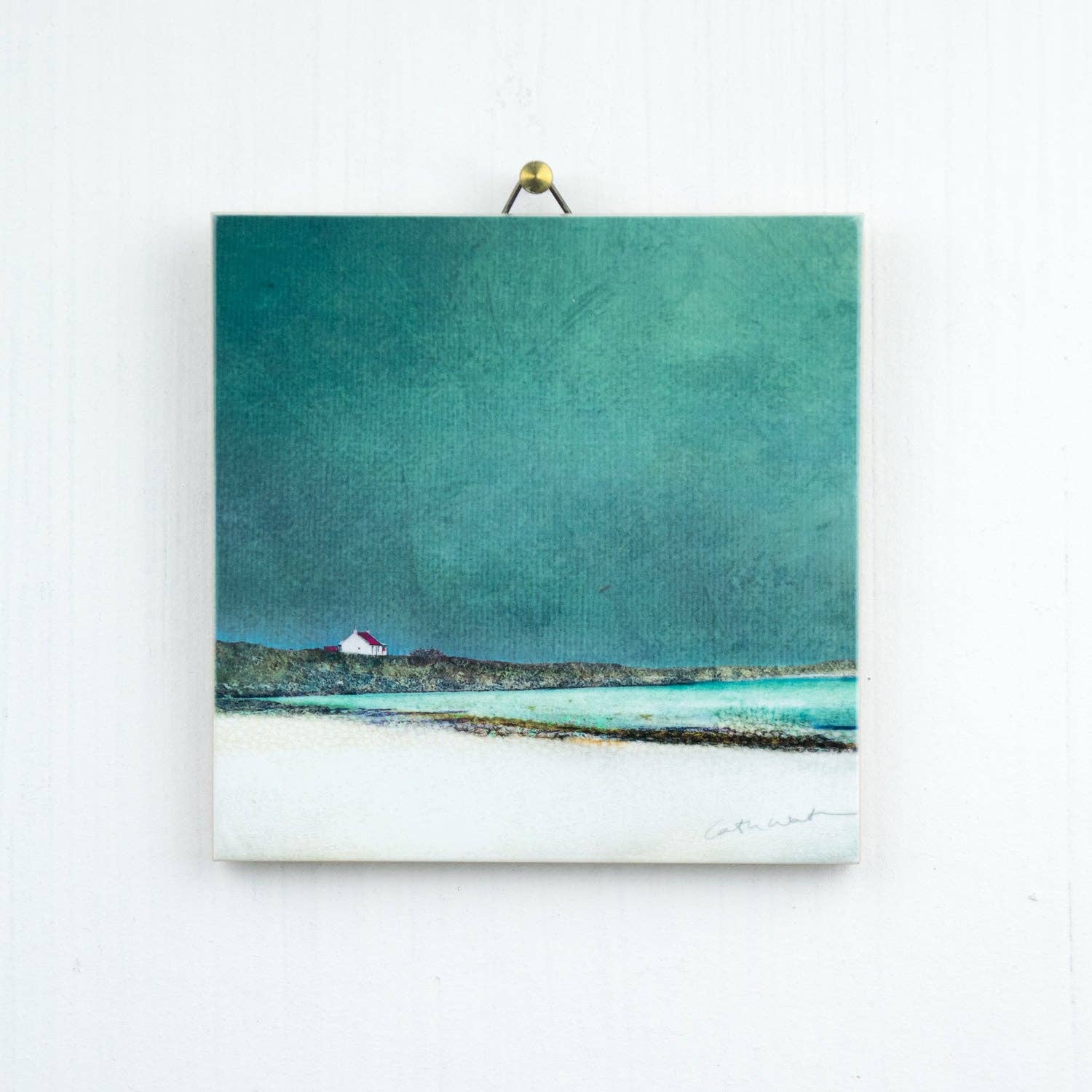 Barra Red Croft Gift Boxed ceramic art print