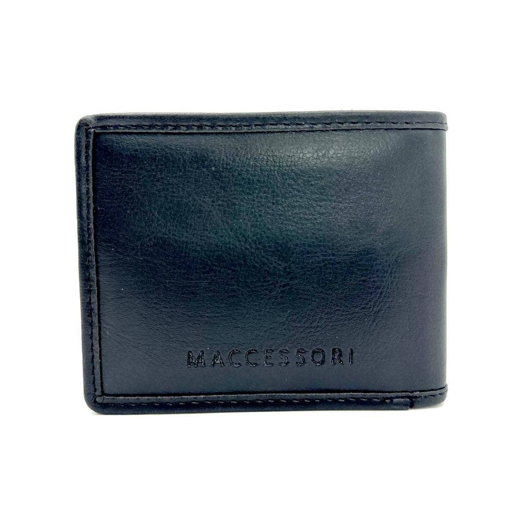 Harris Tweed Bifold Coin Wallet Charcoal