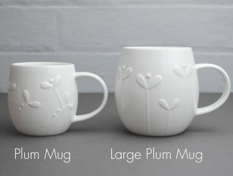 Plum Large Flax Mug