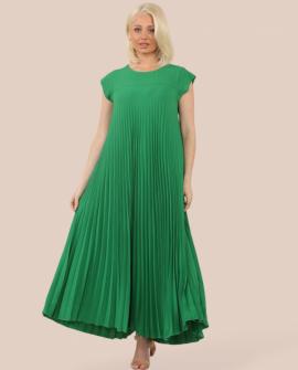 Pleated Maxi Dress