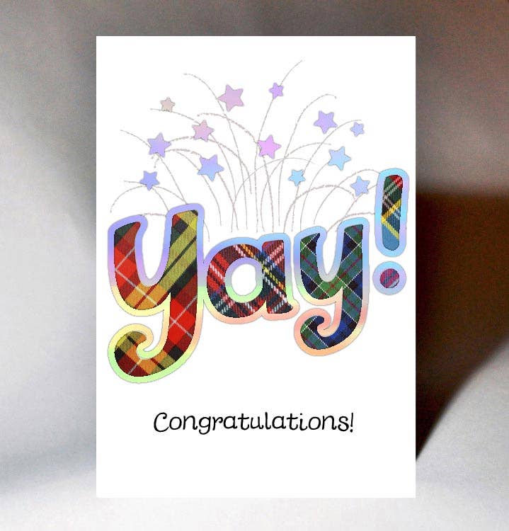 YAY! CONGRATULATIONS CARD WWCN12