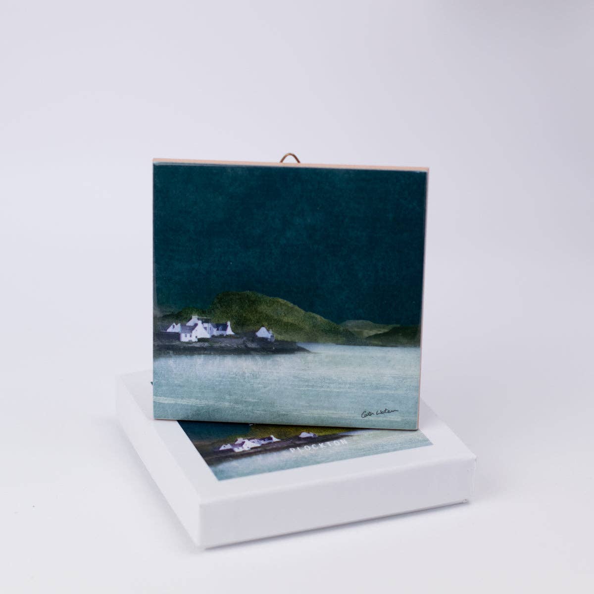 Plockton Gift Boxed ceramic art print