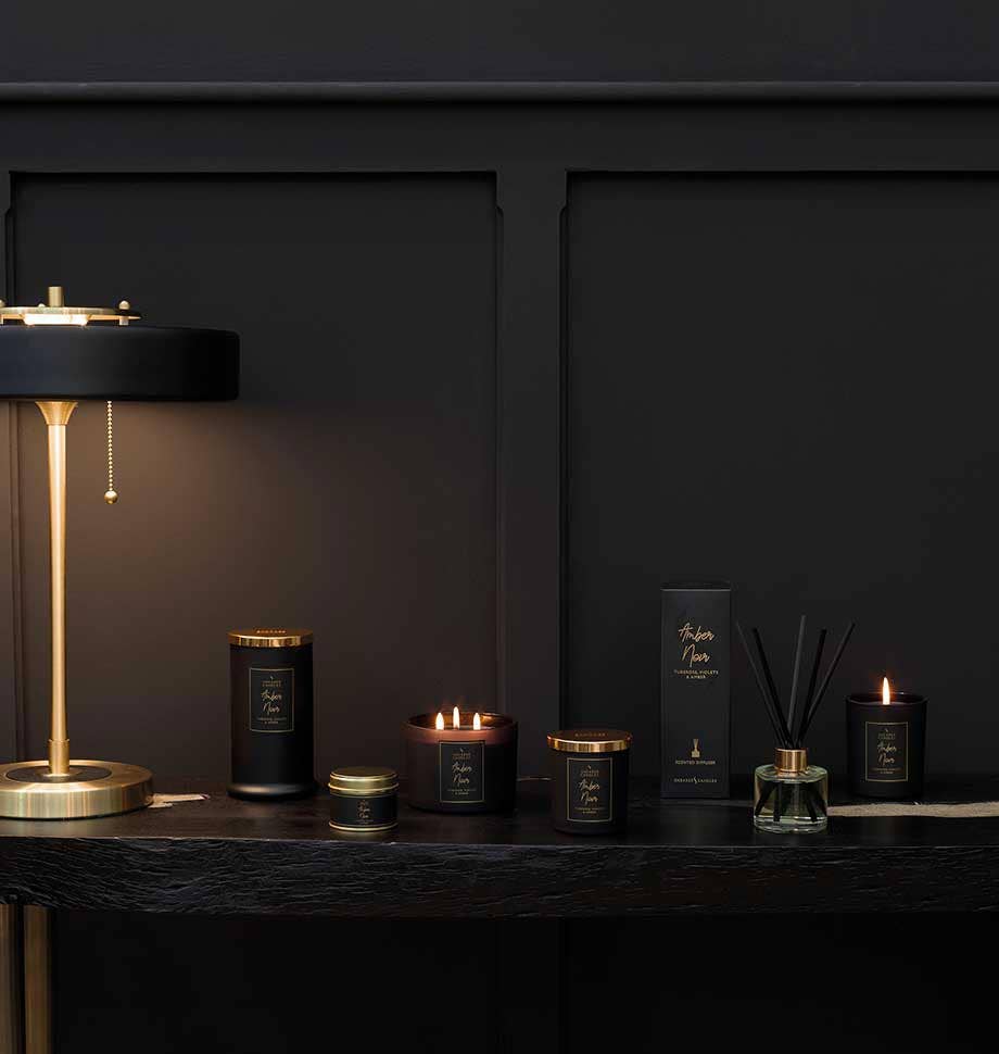 Amber Noir Jar Candle