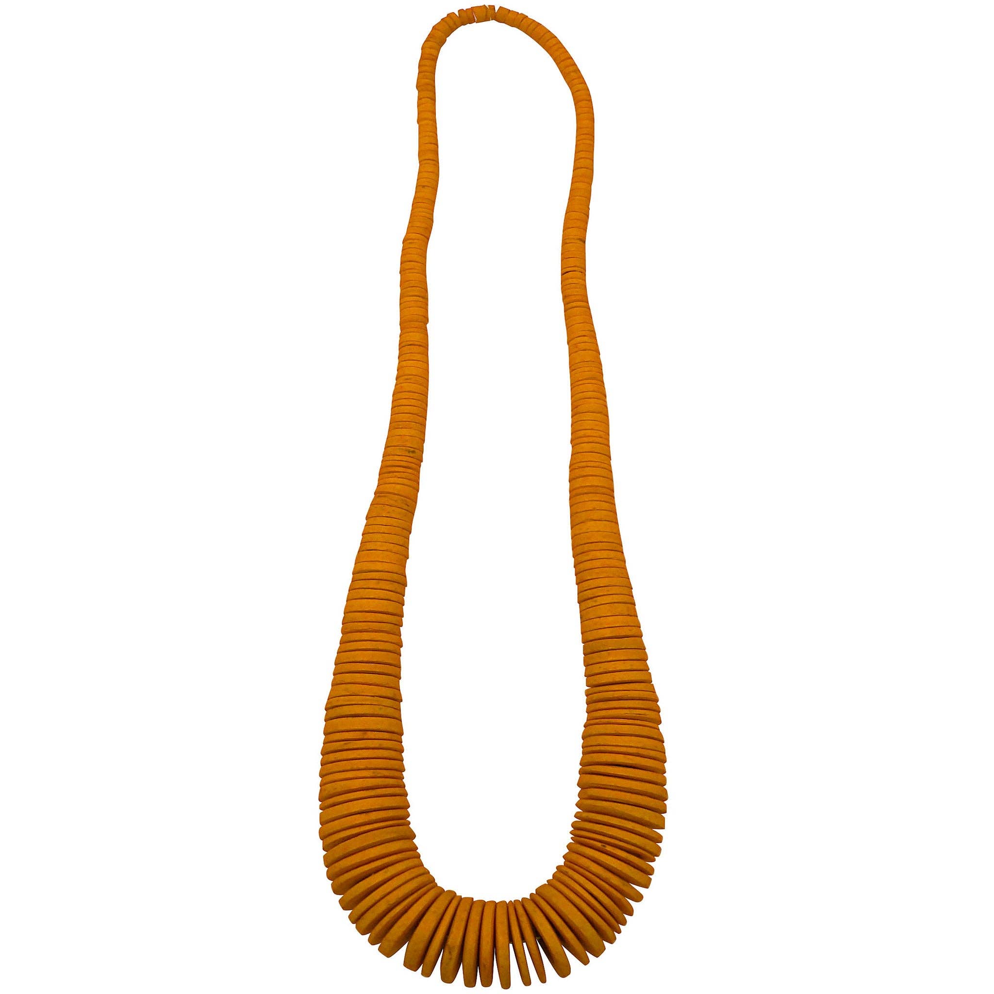 H1838 Long Graduated Coco Necklaces (x5 colours): Turquoise Blue