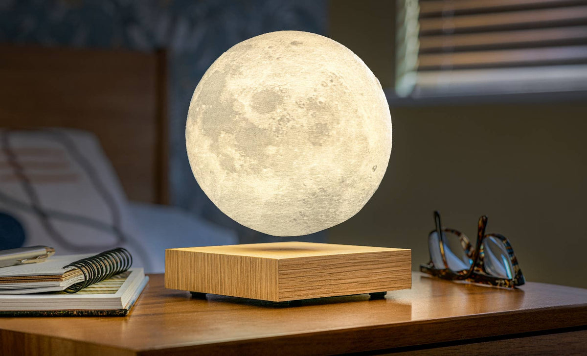 Gingko Smart Moon Lamp: Walnut