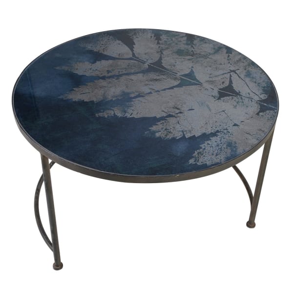 Leaf Glass Top Coffee table