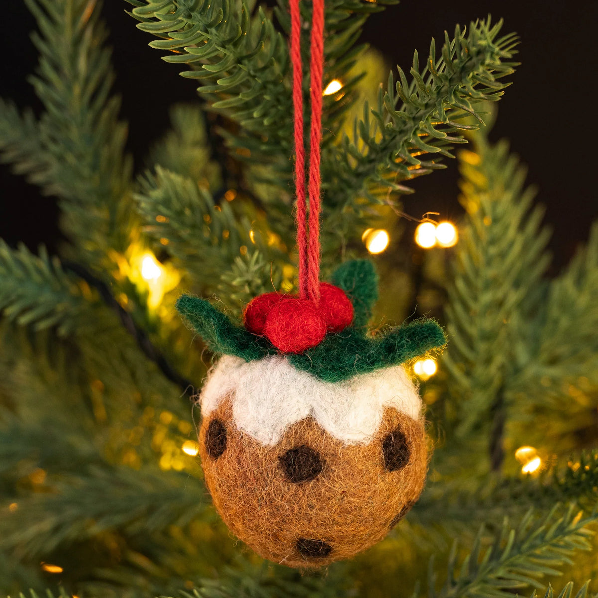 Mini Pudding Xmas decoration