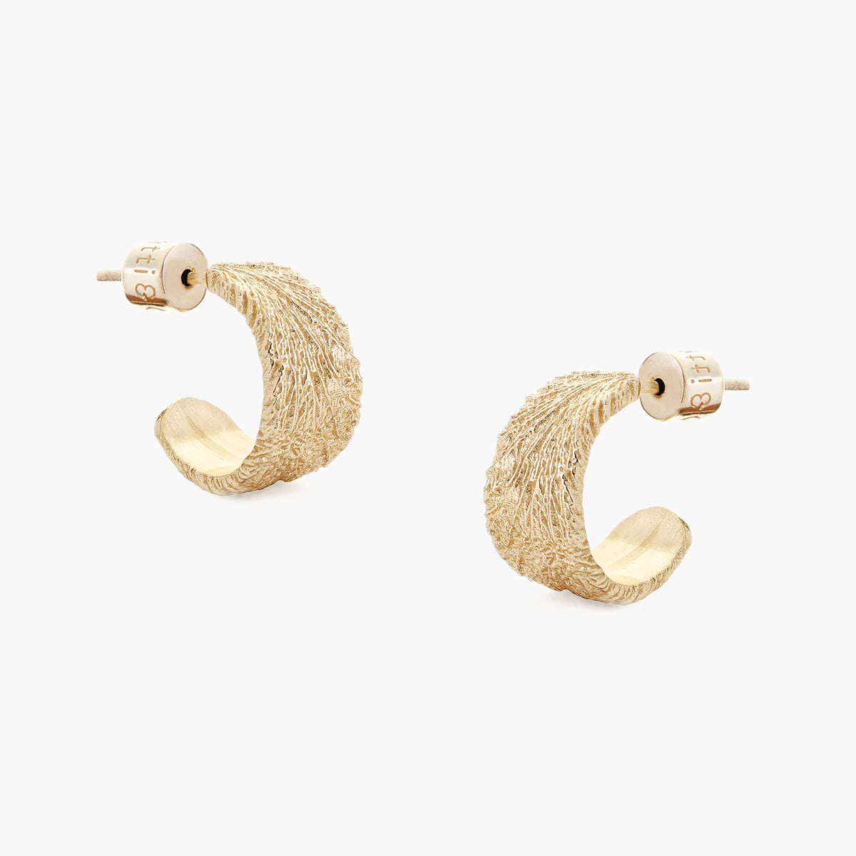 Arctic Earrings Gold | The Nancy Smillie Shop - Art, Jewellery & Designer Gifts Glasgow Scotland