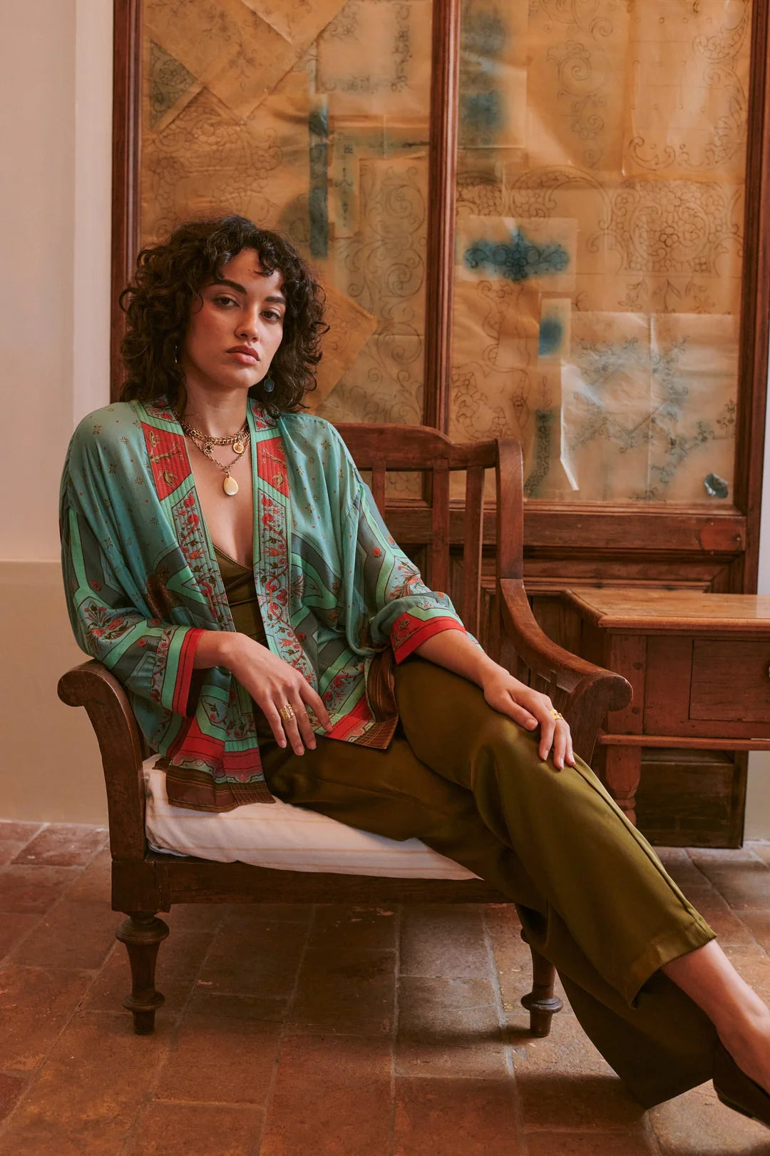 Fleur De Lys Kimono
