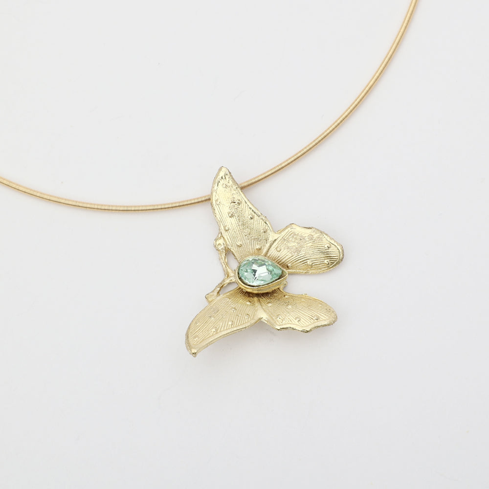 Brass Chrysolite Necklace