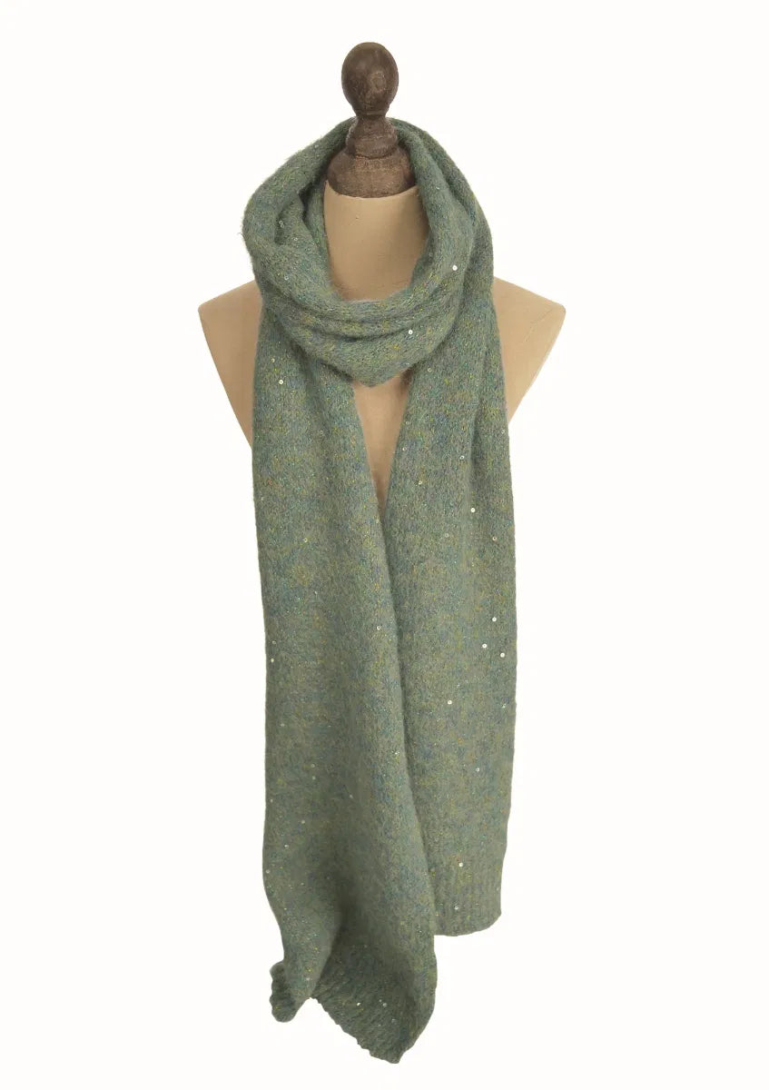 Sage Cosmos Shimmer Scarf